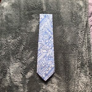 Retro Blue paisley tie